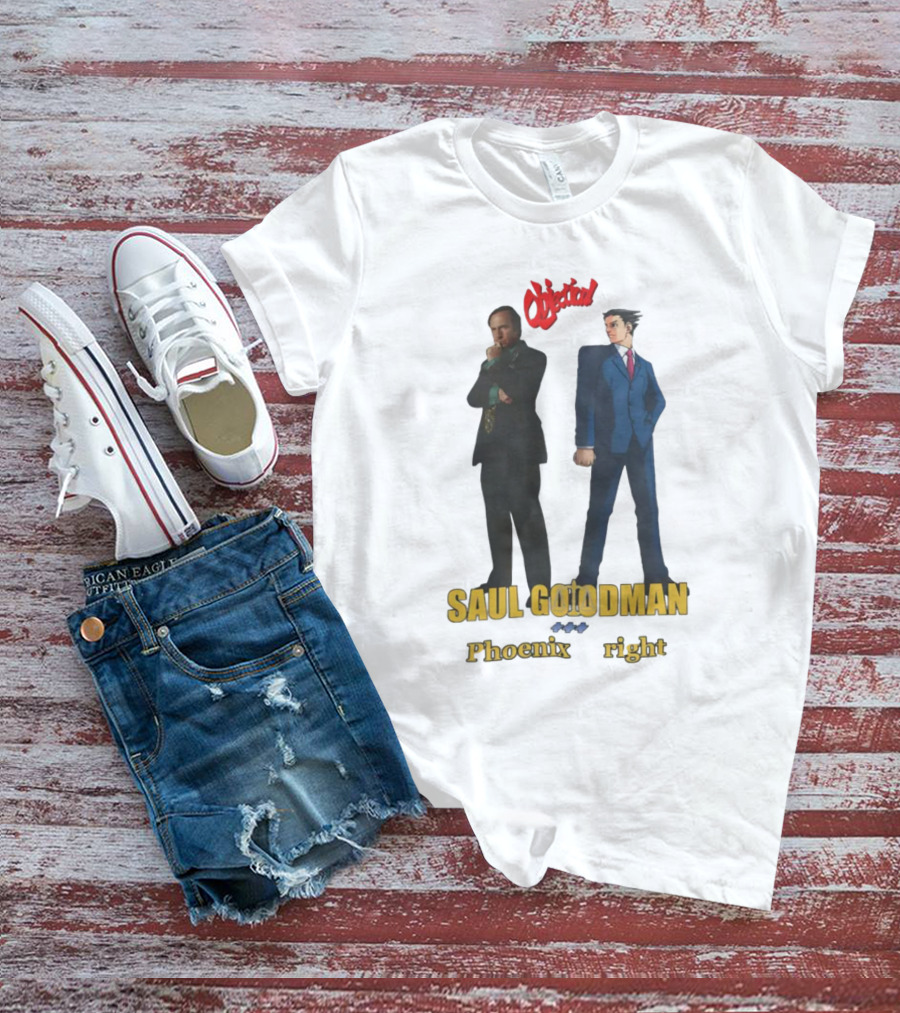 Saul Goodman Phoenix Wright Objection T-Shirt