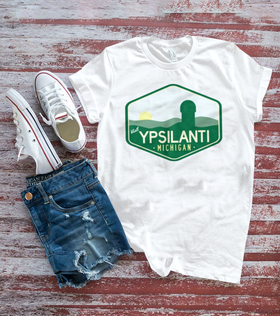 Visit Ypsilanti Michigan Scenic Landscape T-Shirt