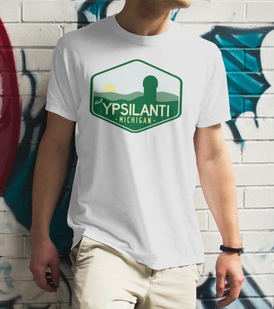 Visit Ypsilanti Michigan Scenic Landscape T-Shirt