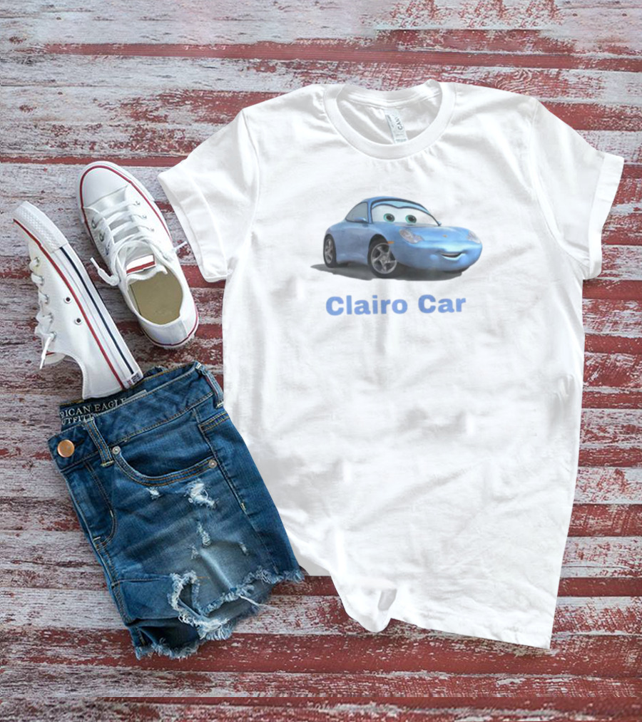 Clairo Car Pixar-Inspired Character Image T-Shirt