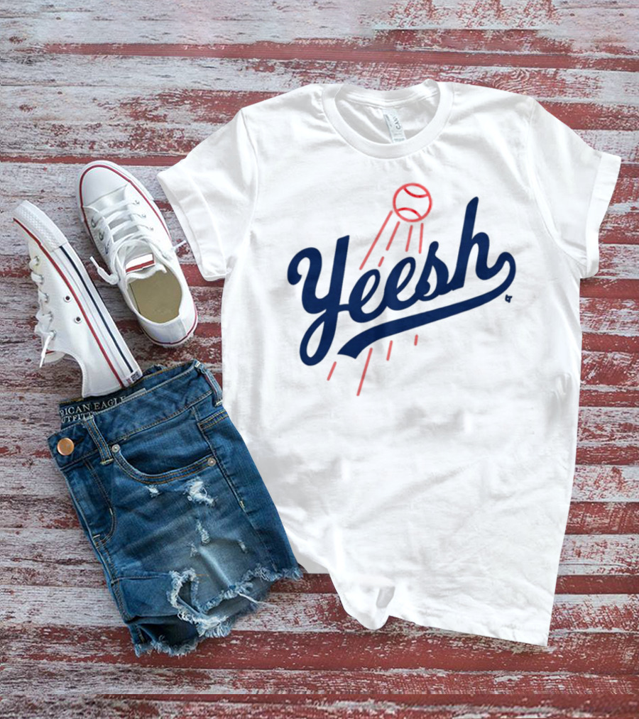 Yeesh Baseball Los Angeles Dodgers Inspired T-Shirt