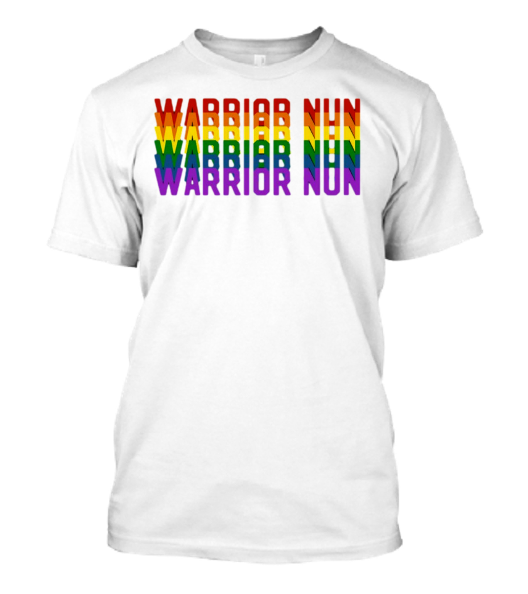 Warrior Nun Pride Rainbow Reflection Save T-Shirt