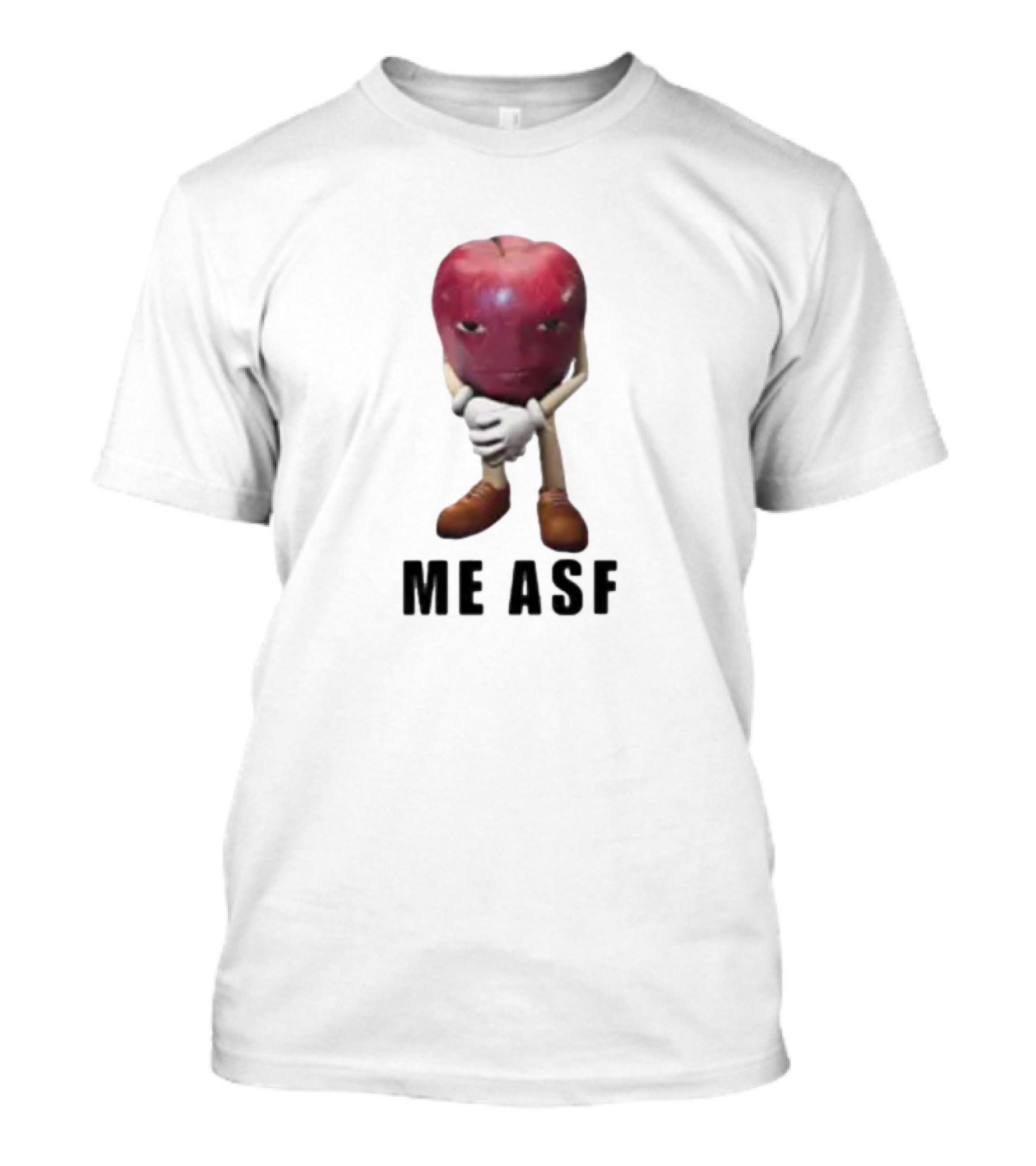 Apple Head Character Me Asf T-Shirt