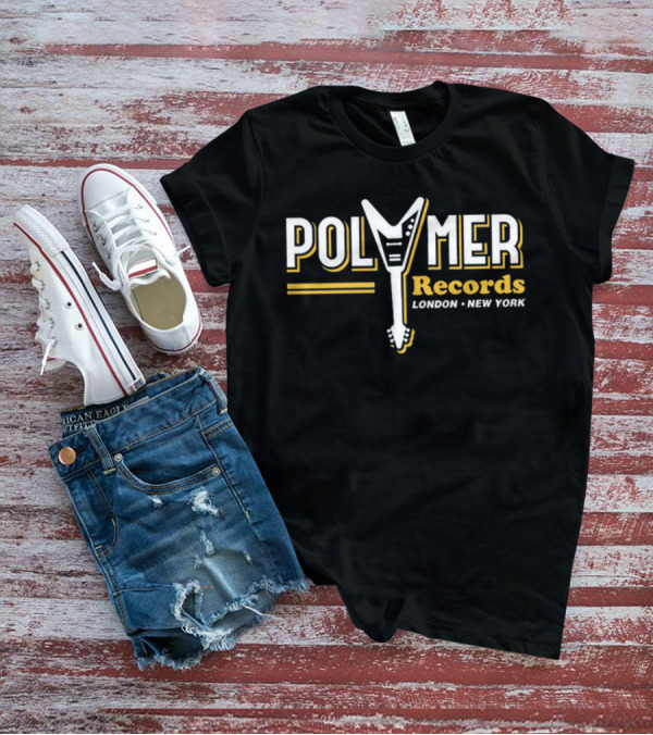 Polymer Records London New York Guitar T-Shirt