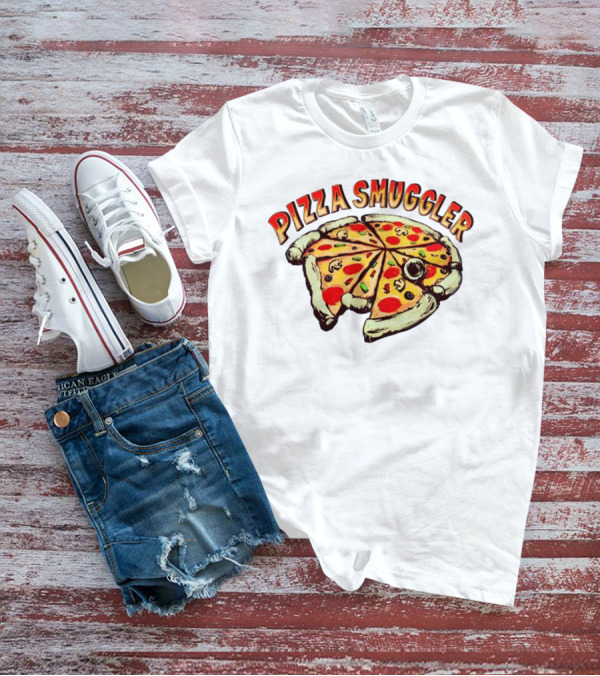 Pizza Smuggler Slices Comic T-Shirt
