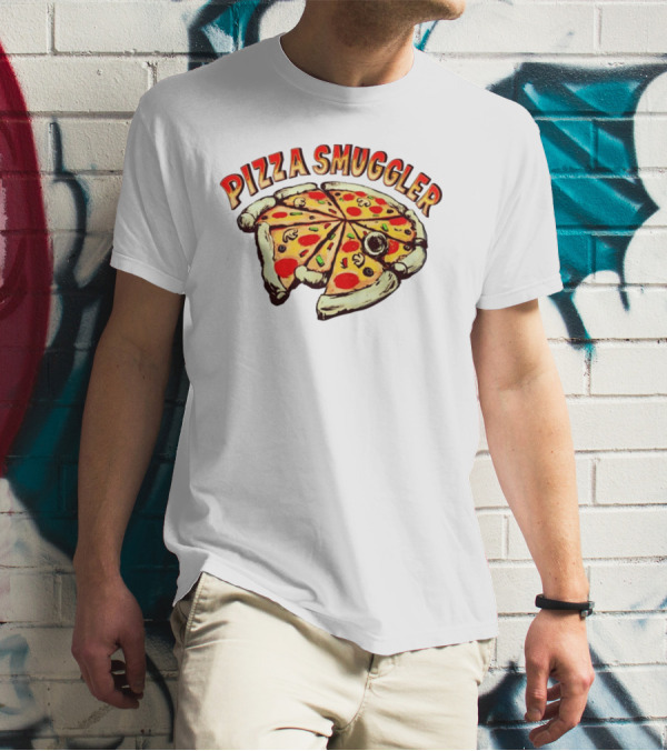 Pizza Smuggler Slices Comic T-Shirt
