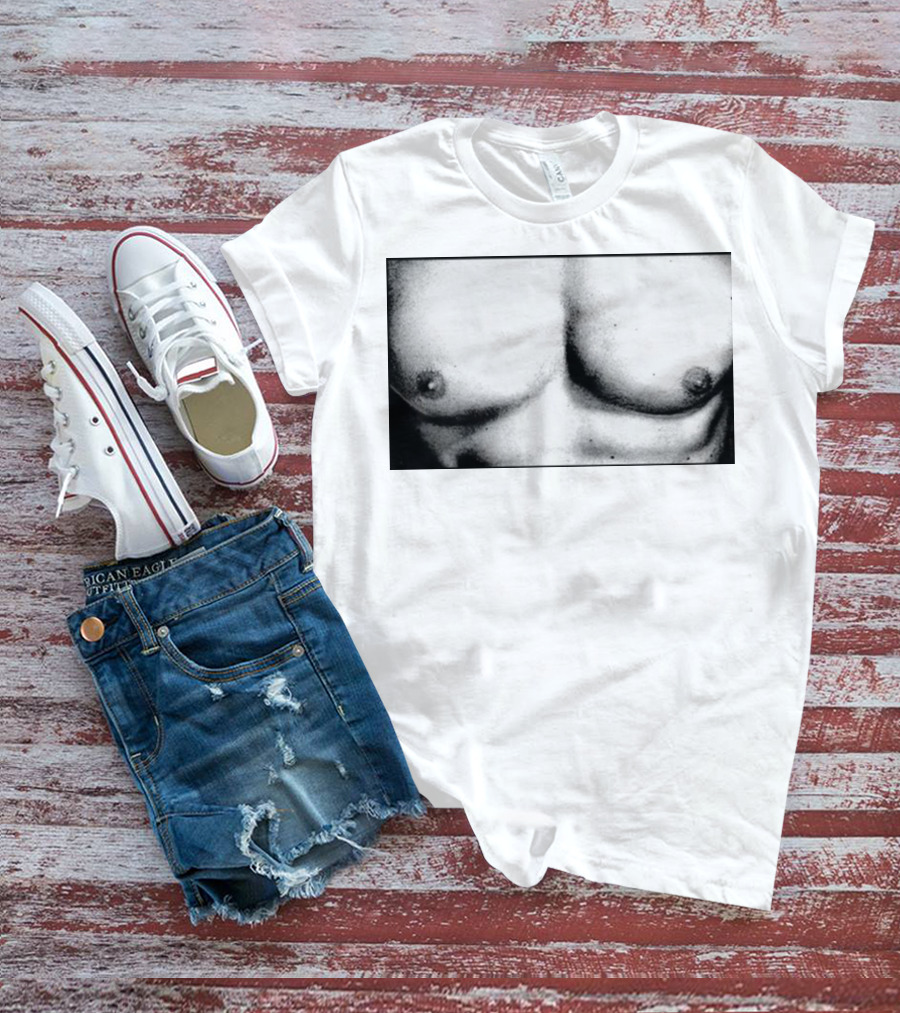 Boy Crazy Pecs Bold Monochrome Torso T-Shirt