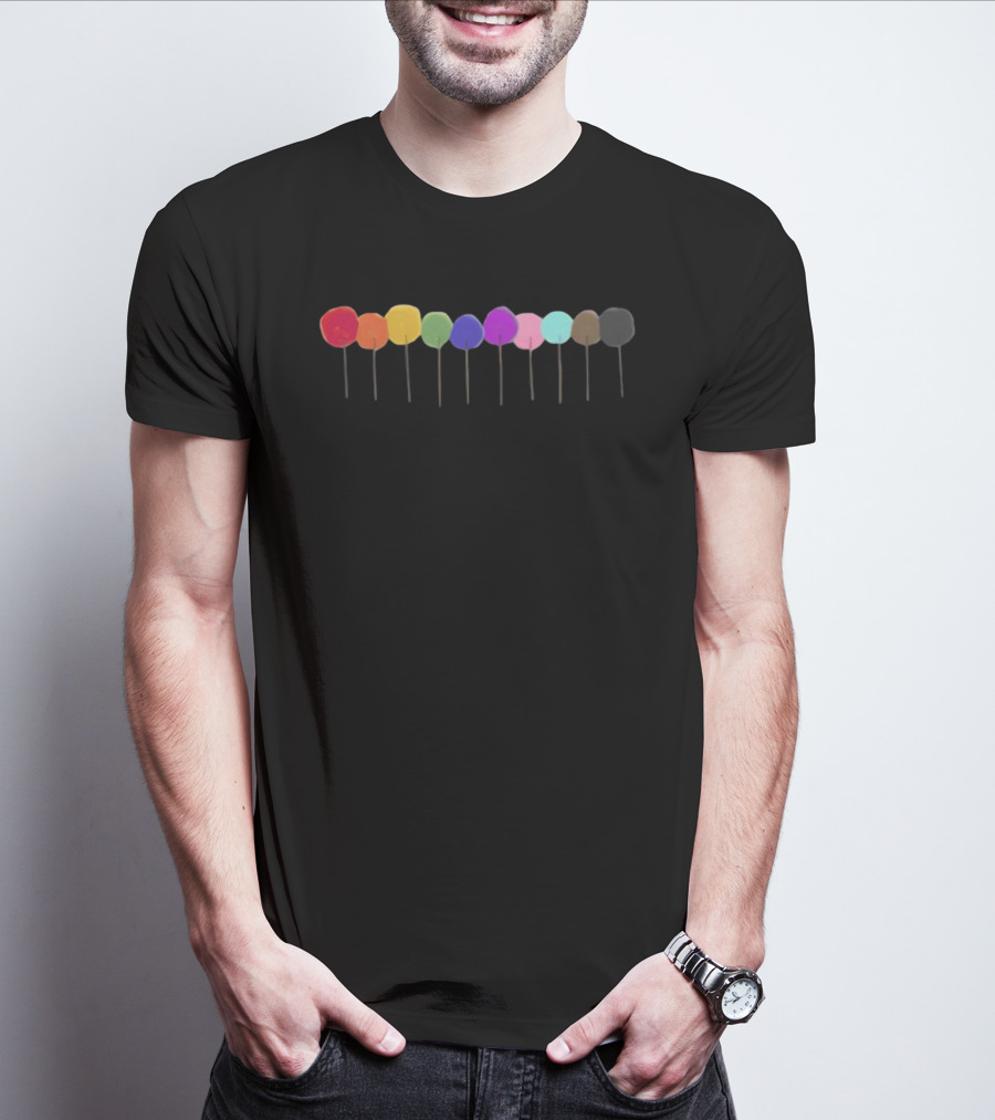 Ls Dunes Pride Rainbow Poppies T-Shirt