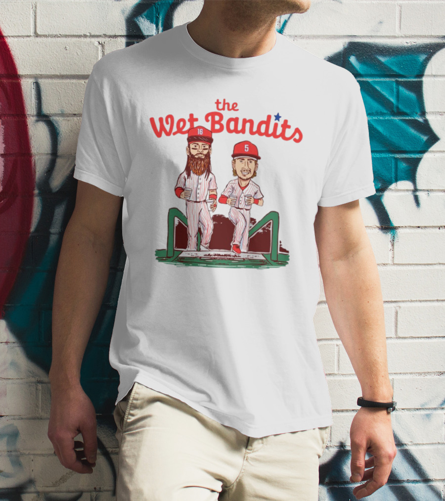 The Wet Bandits Baseball Players 16 And 5 Duo T-Shirt
