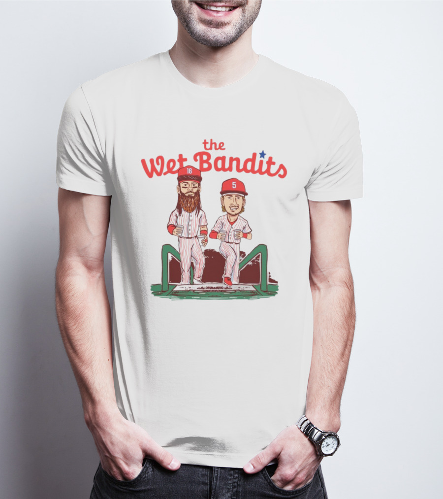 The Wet Bandits Baseball Players 16 And 5 Duo T-Shirt