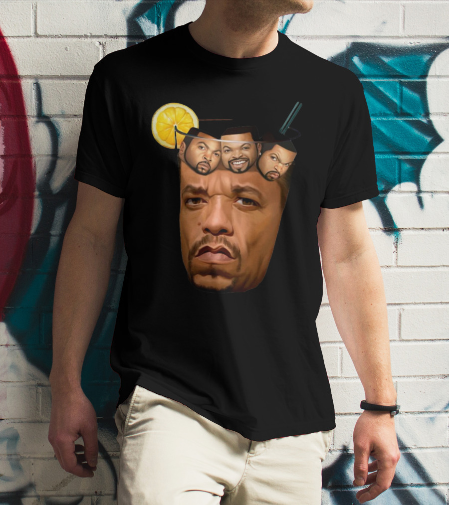Teefury Got Ice Cube Ice-T Lemon Drink T-Shirt