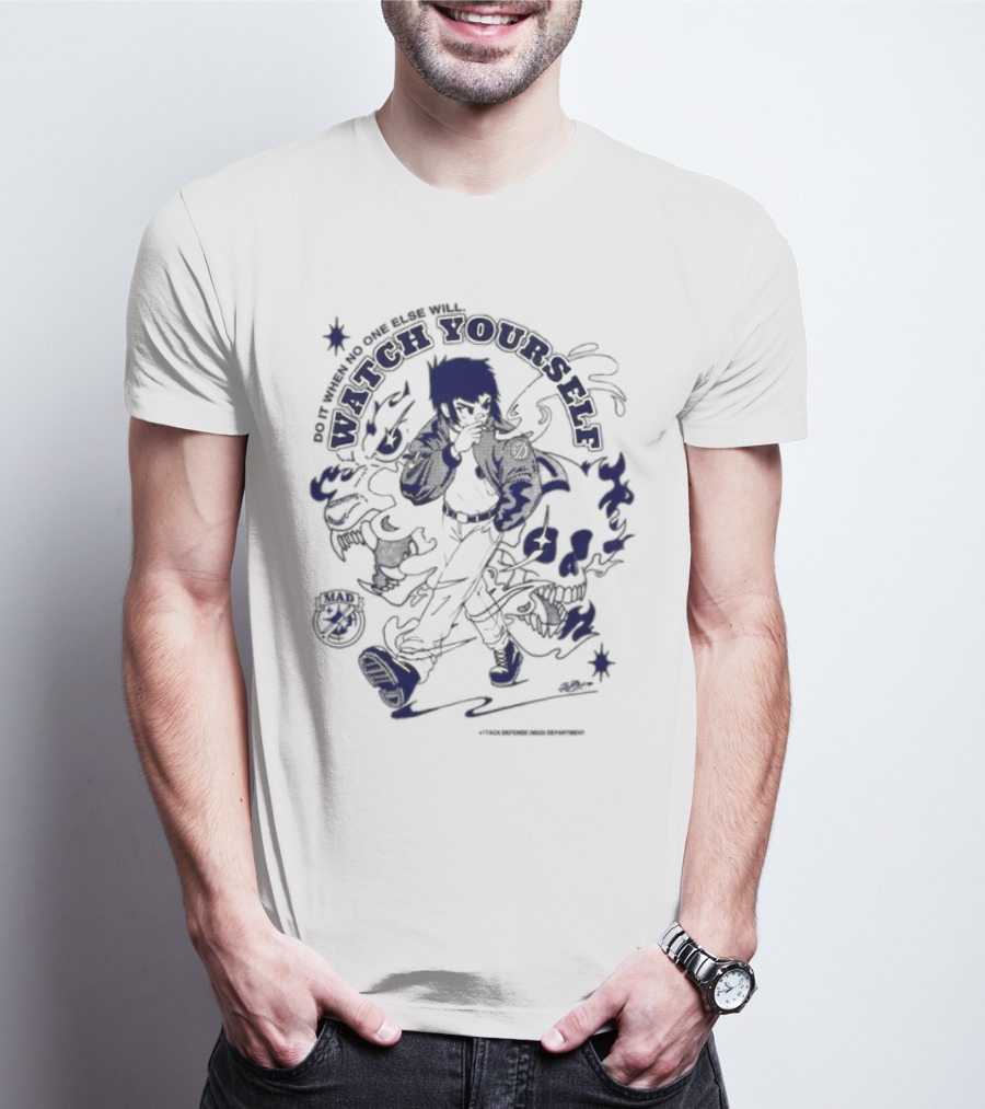 Do It When No One Else Will Watch Yourself Mad By Tech Division Tokyo Japan 1996 T-Shirt