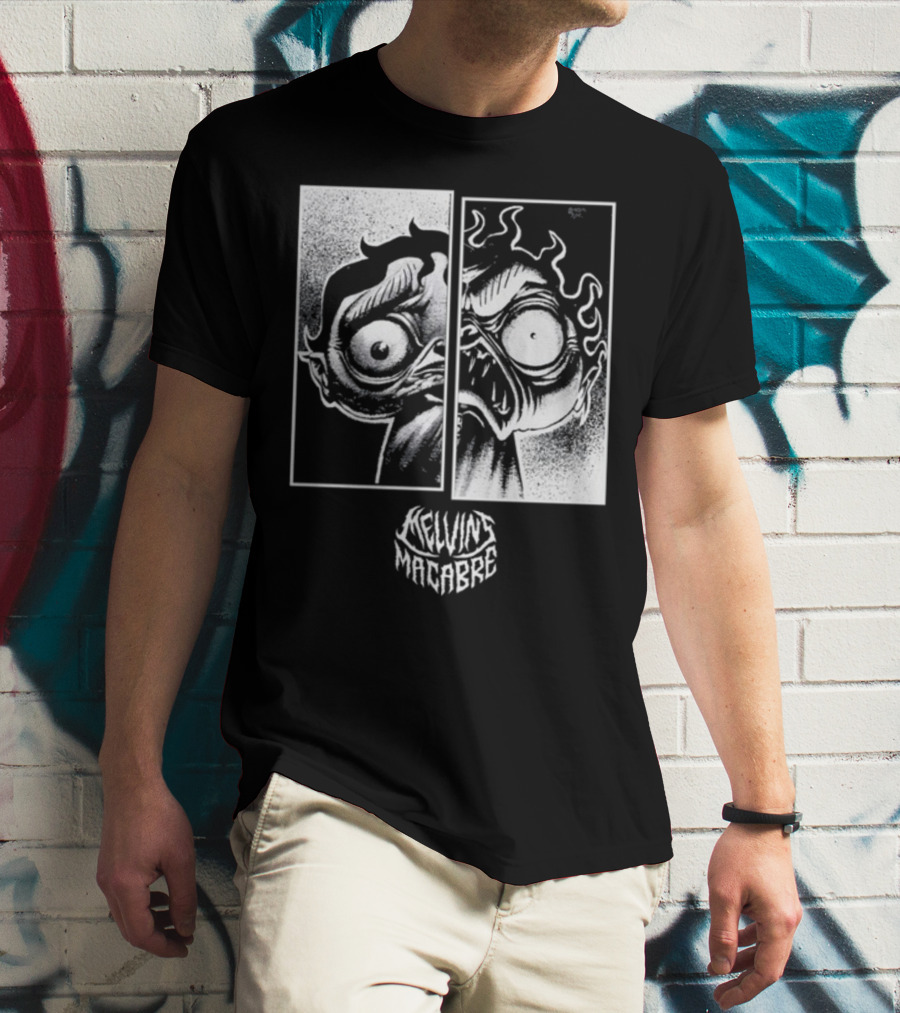 Melvin's Macabre Comic Horror Expression T-Shirt