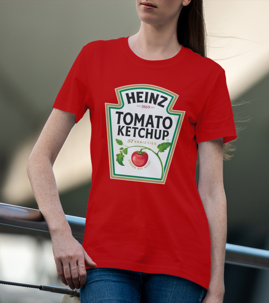 Heinz Tomato Ketchup 57 Varieties Grown Not Made Est 1869 T-Shirt