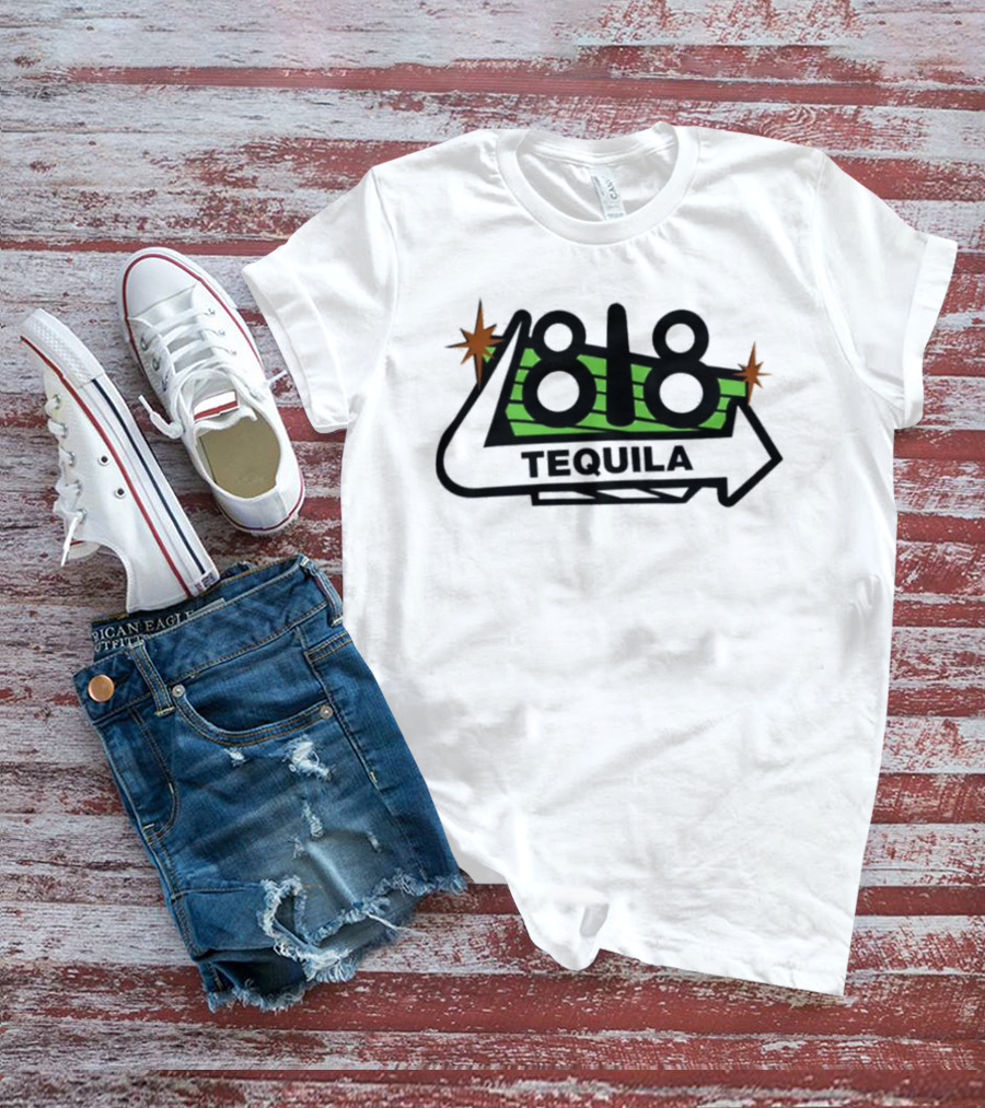 818 Tequila Logo With Stars And Arrow T-Shirt