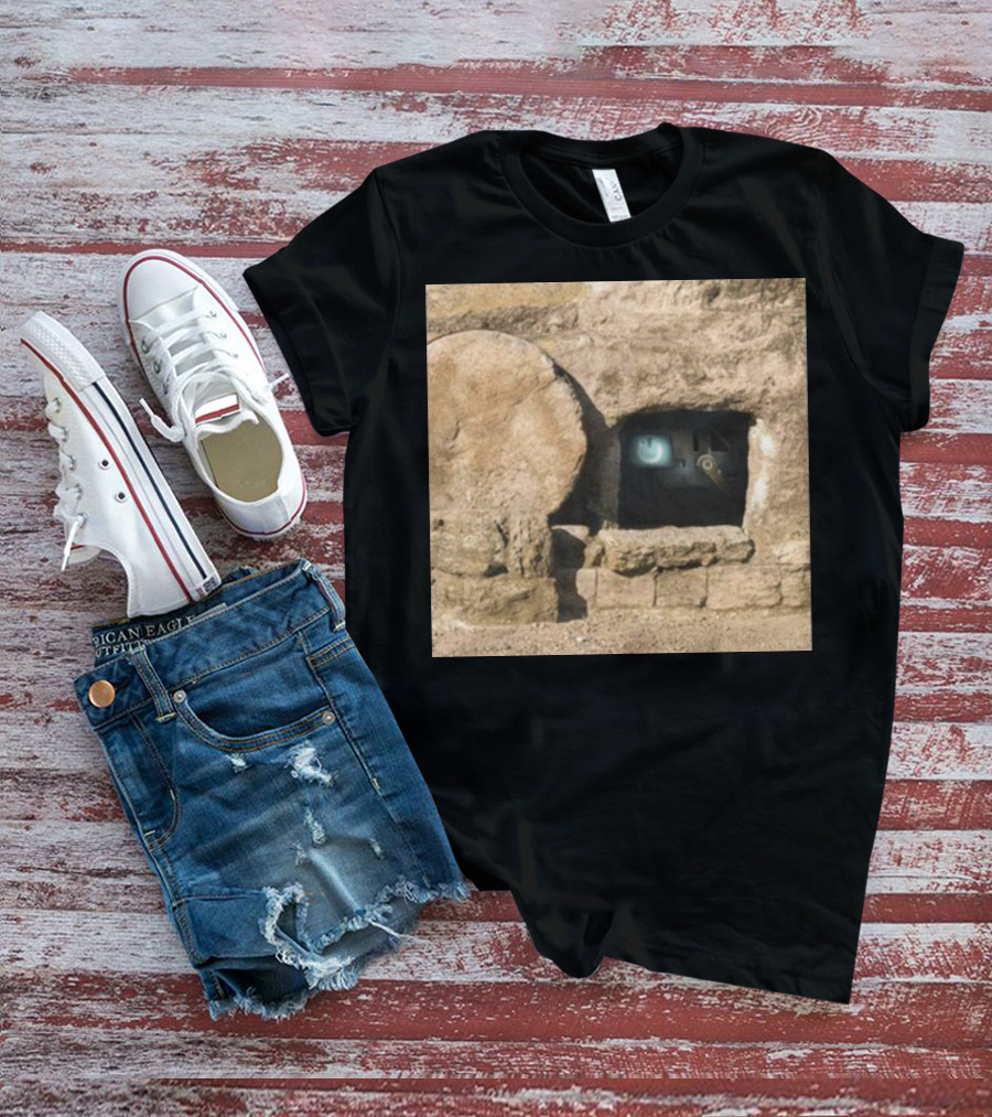 Reboot Van Cave With Stone Doorway And Tech Screen T-Shirt
