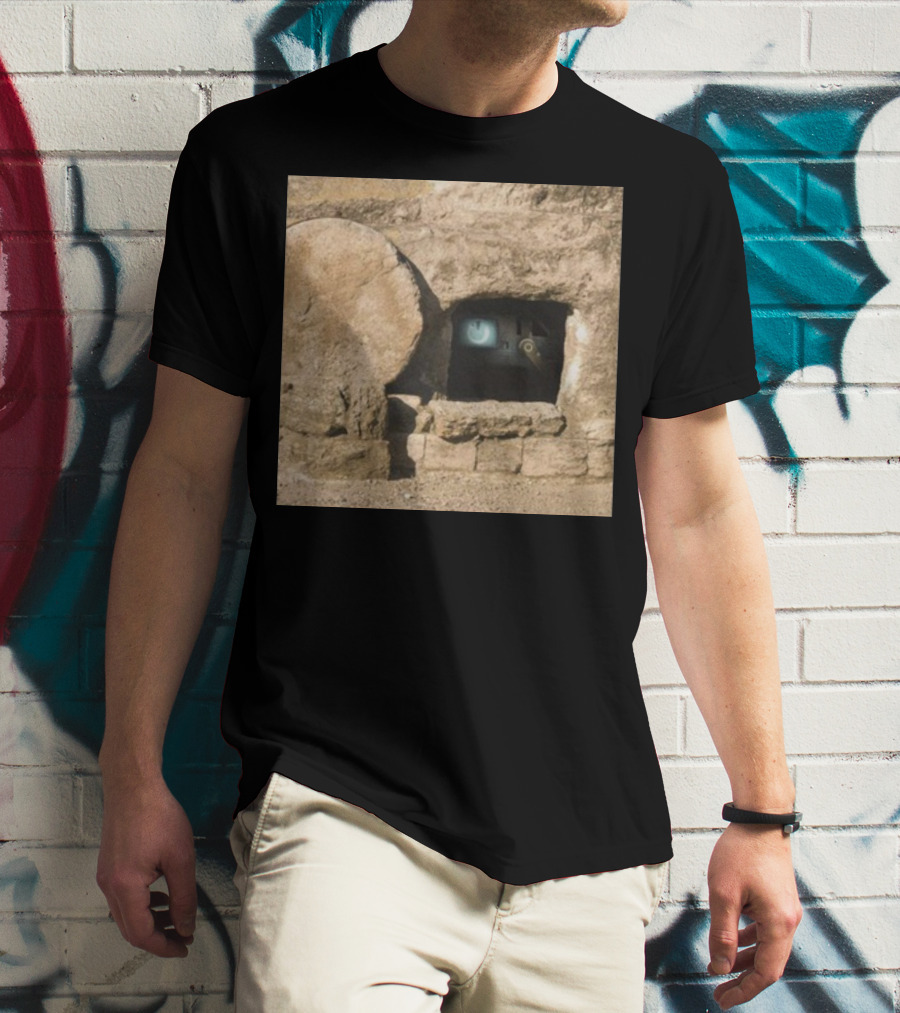 Reboot Van Cave With Stone Doorway And Tech Screen T-Shirt