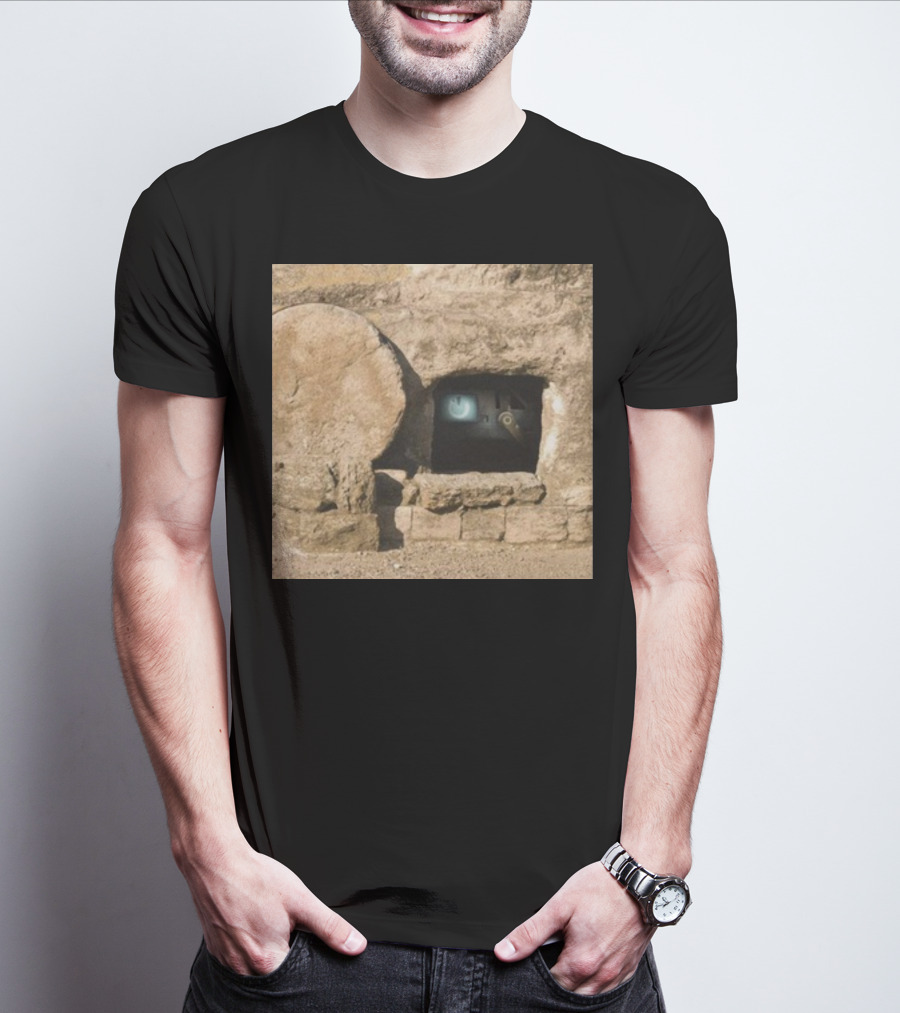 Reboot Van Cave With Stone Doorway And Tech Screen T-Shirt