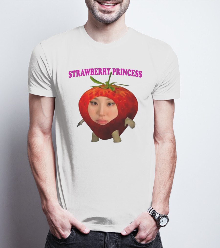 Chaeyoung Strawberry Princess In A Strawberry Costume T-Shirt