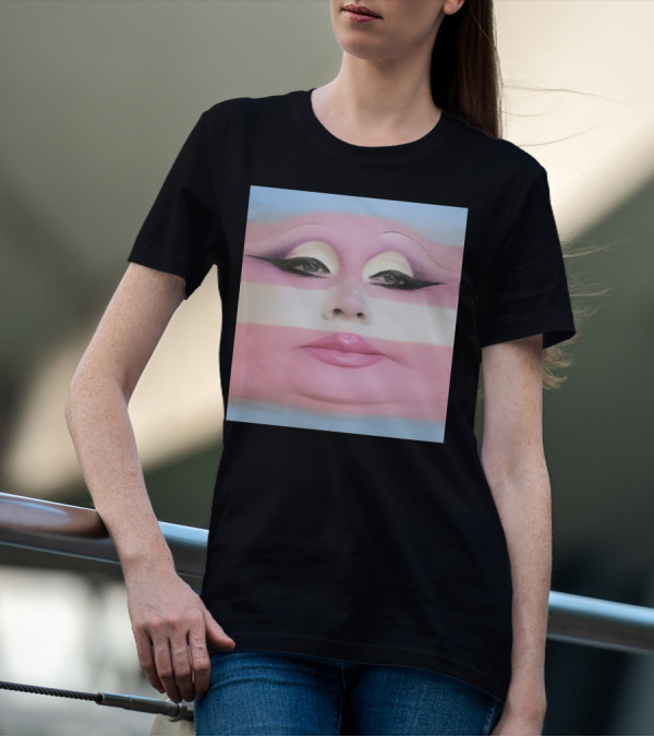 Juno Birch Transgender Flag Face T-Shirt