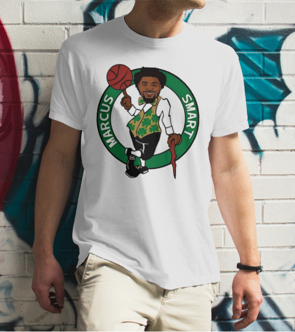 Marcus Smart Celtics Basketball Character T-Shirt
