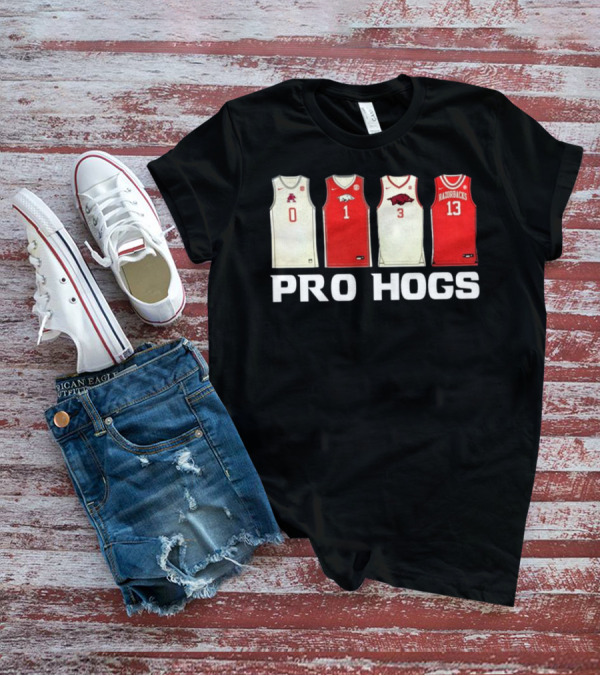Pro Hogs Arkansas Basketball Jerseys Razorbacks Icons T-Shirt