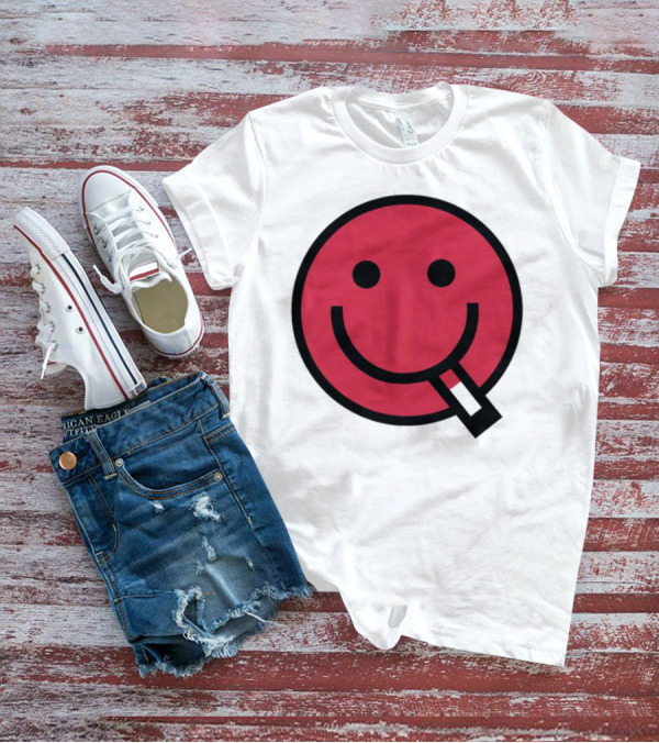 Shopsludgelife Cyggy Smiley Face Tongue T-Shirt