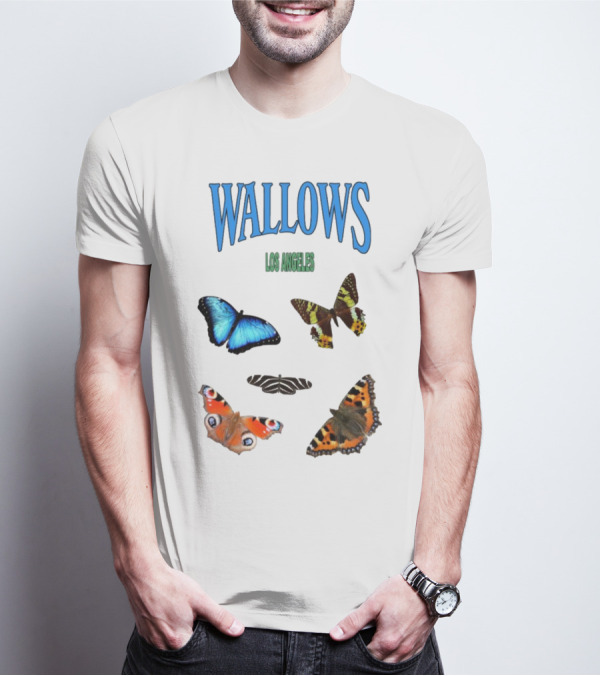 WALLOWS LOS ANGELES BUTTERFLIES T-Shirt