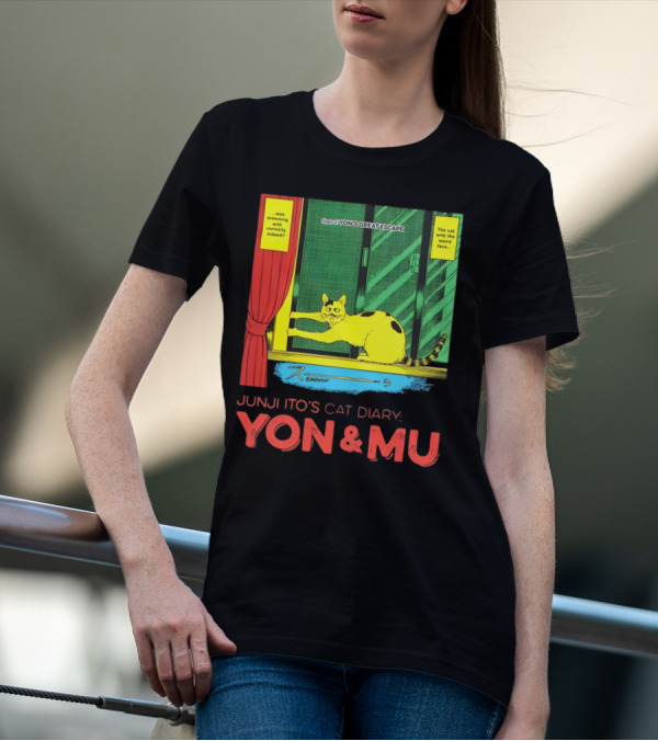 Junji Ito's Cat Diary Yon And Mu Yon’s Great Escape The Cat With The Weird Face T-Shirt