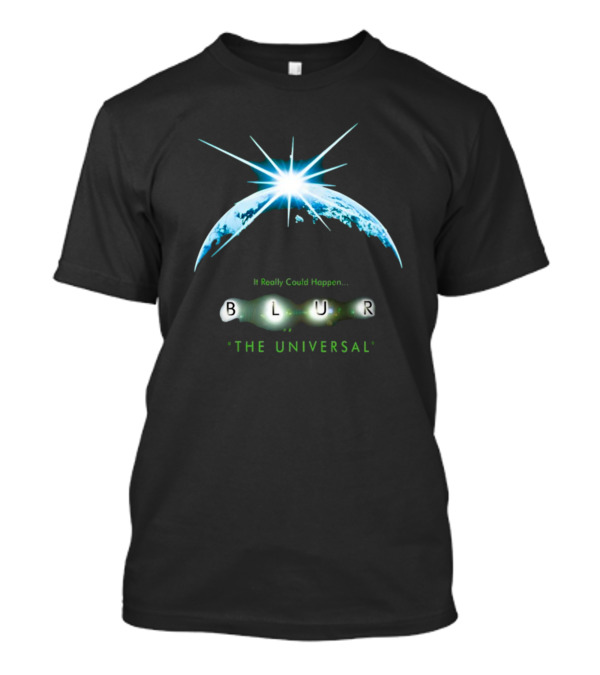 Blur The Universal It Really Could Happen Planet Starburst T-Shirt