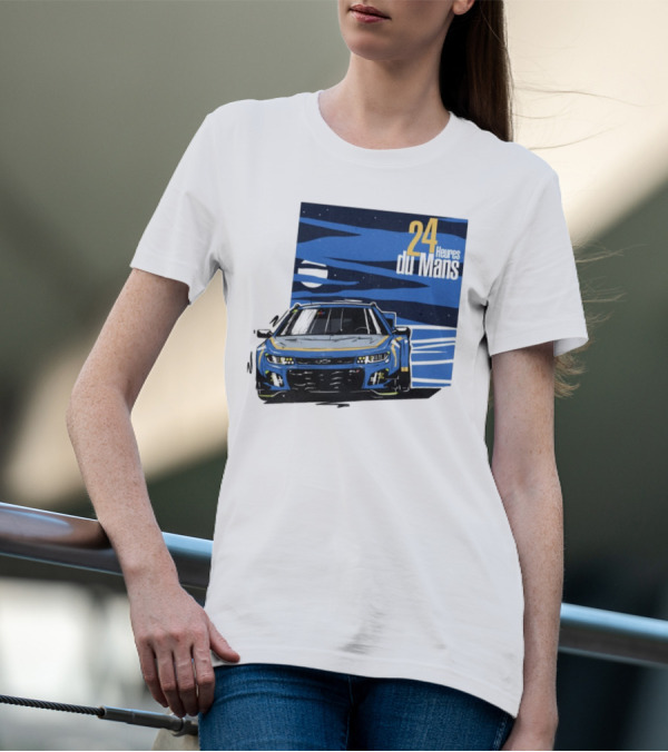 24 Heures Du Mans Racing Car Scene Cam De Bastiani T-Shirt