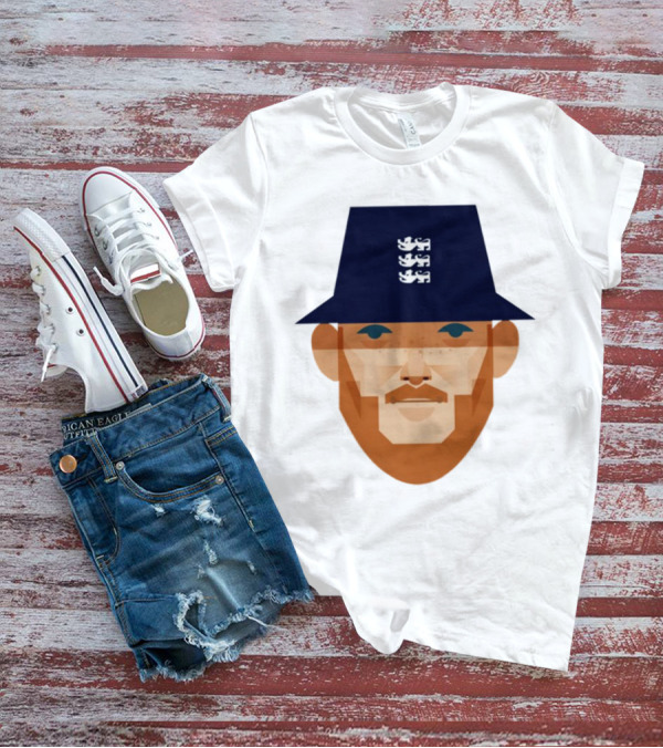 Stanley Chow Ben Stokes England Cricket Hat Three Lions T-Shirt