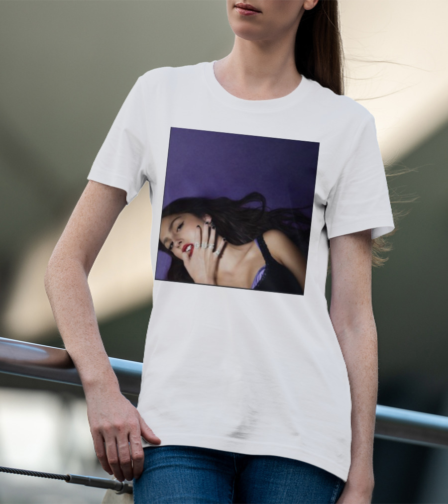 Olivia Rodrigo Guts Vinyl Purple Aesthetic T-Shirt