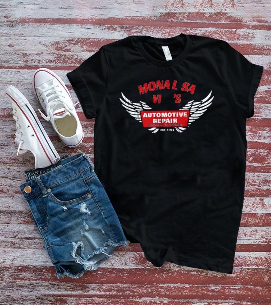 Mona Lisa Vito's Automotive Repair Wings Waxx Alabama Est. 1992 T-Shirt
