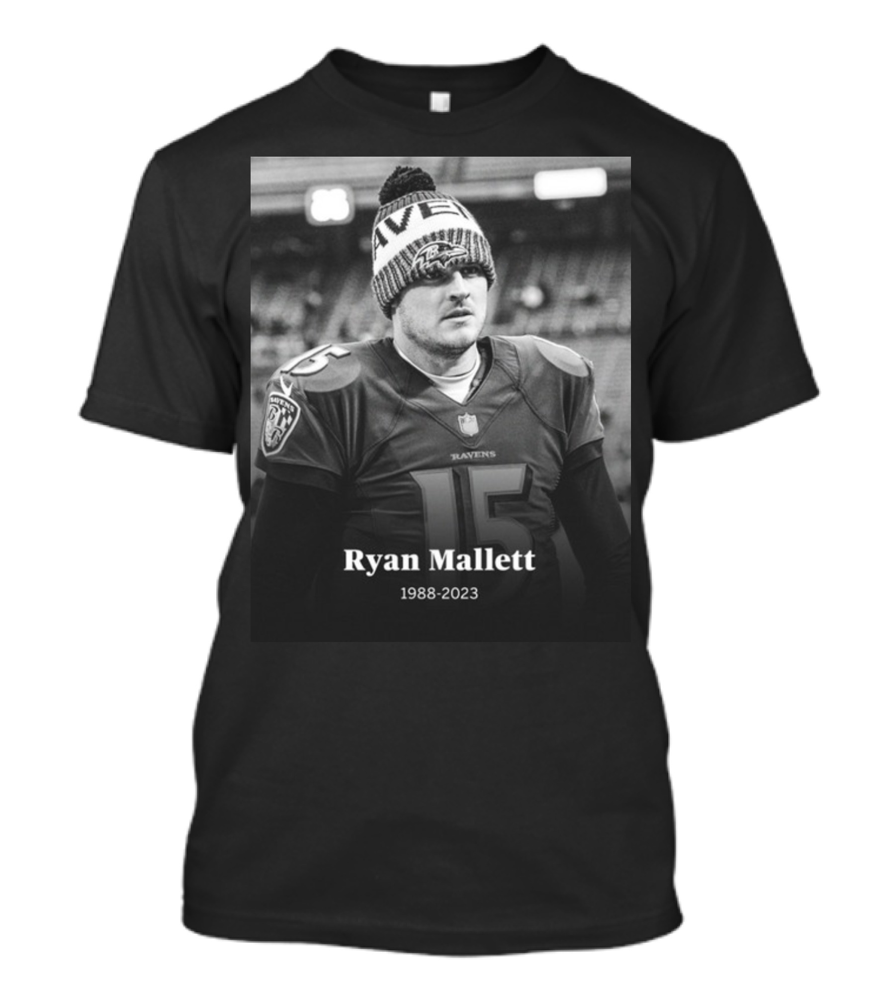 Ryan Mallett Baltimore Ravens Tribute 1988-2023 T-Shirt