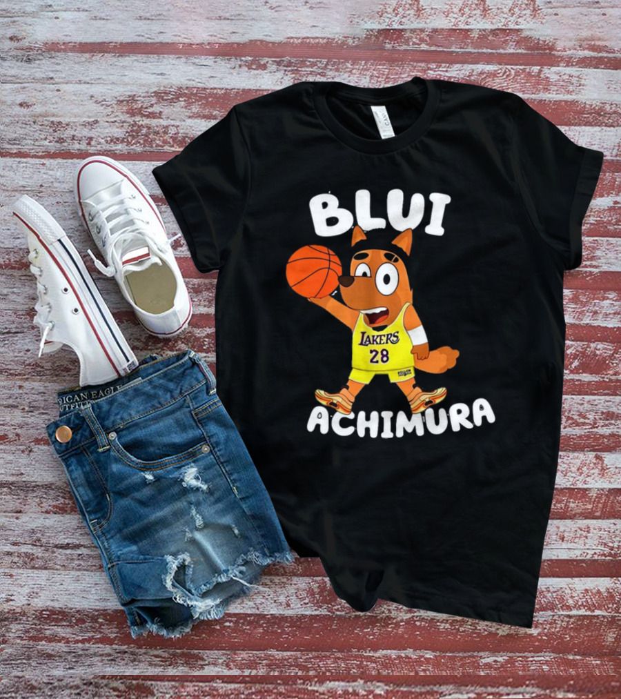 Blui Hachimura Lakers 28 Basketball Player Fox T-Shirt