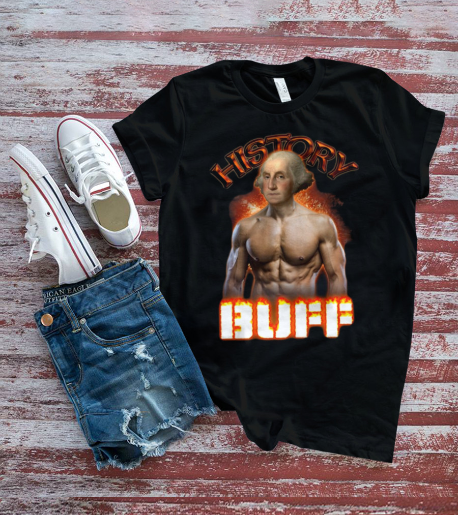 History Buff George Washington Bodybuilder T-Shirt