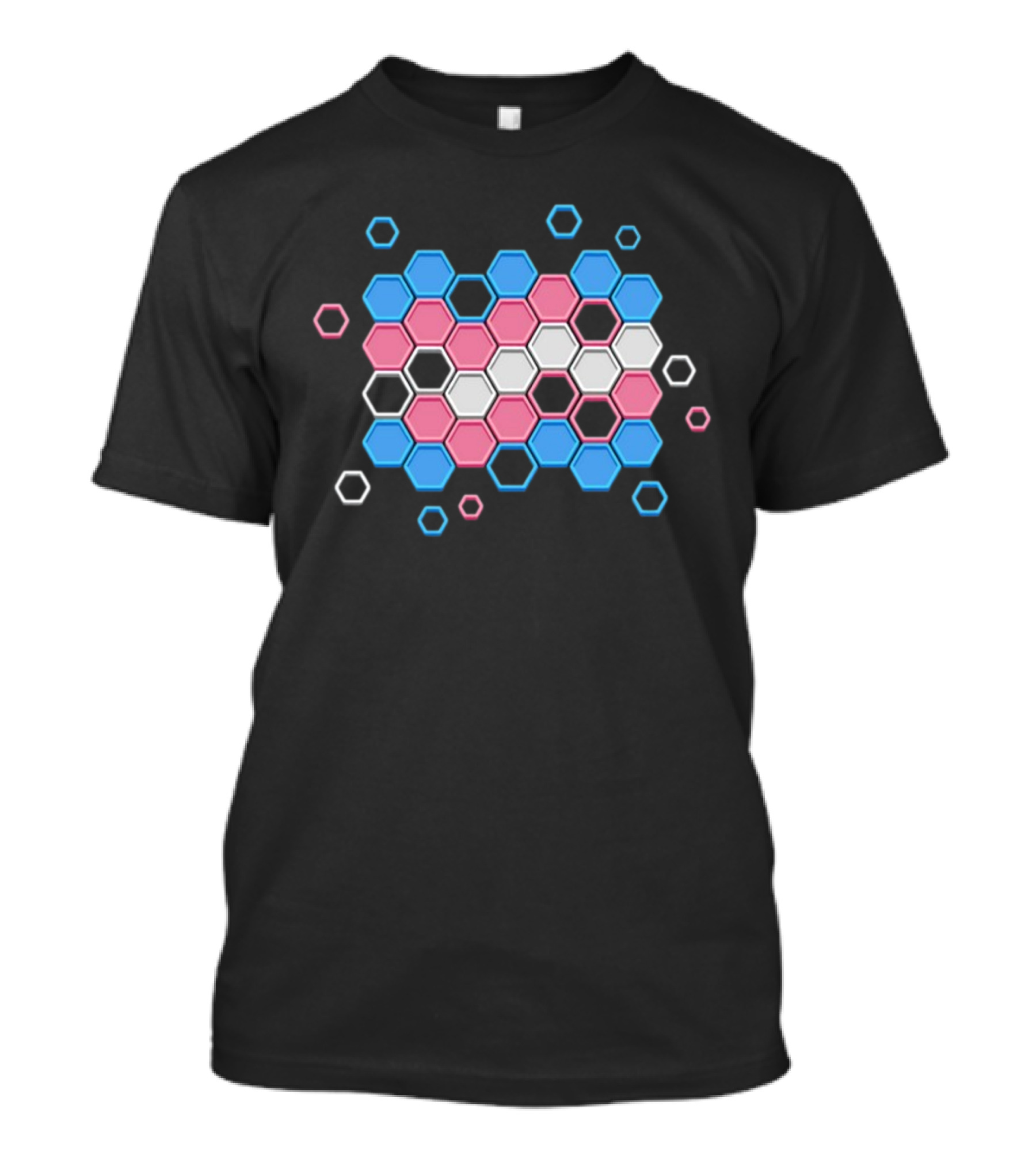 ItsBizabizow Prismatic Pride Trans Iconic Hexagonal T-Shirt