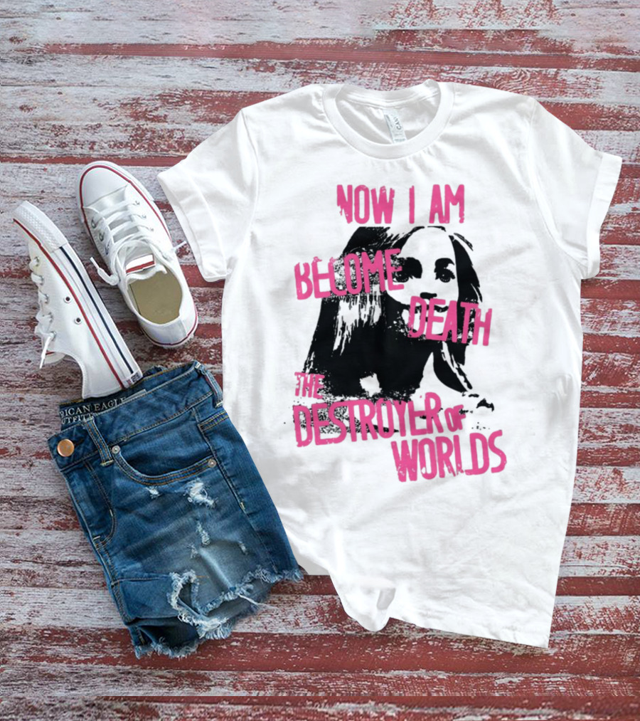 Now I Am Become Death The Destroyer Of Worlds Grunge T-Shirt