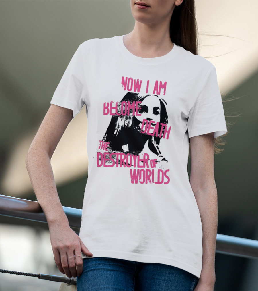 Now I Am Become Death The Destroyer Of Worlds Grunge T-Shirt