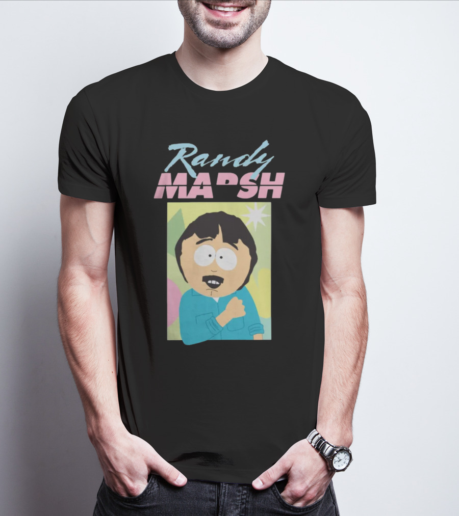 Randy Marsh Retro Pastel Cartoon Character T-Shirt