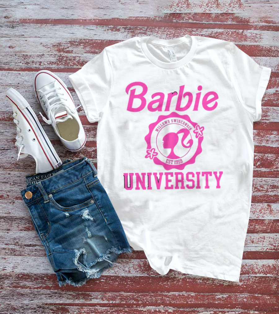 Barbie University Willows Wisconsin Est 1959 T-Shirt