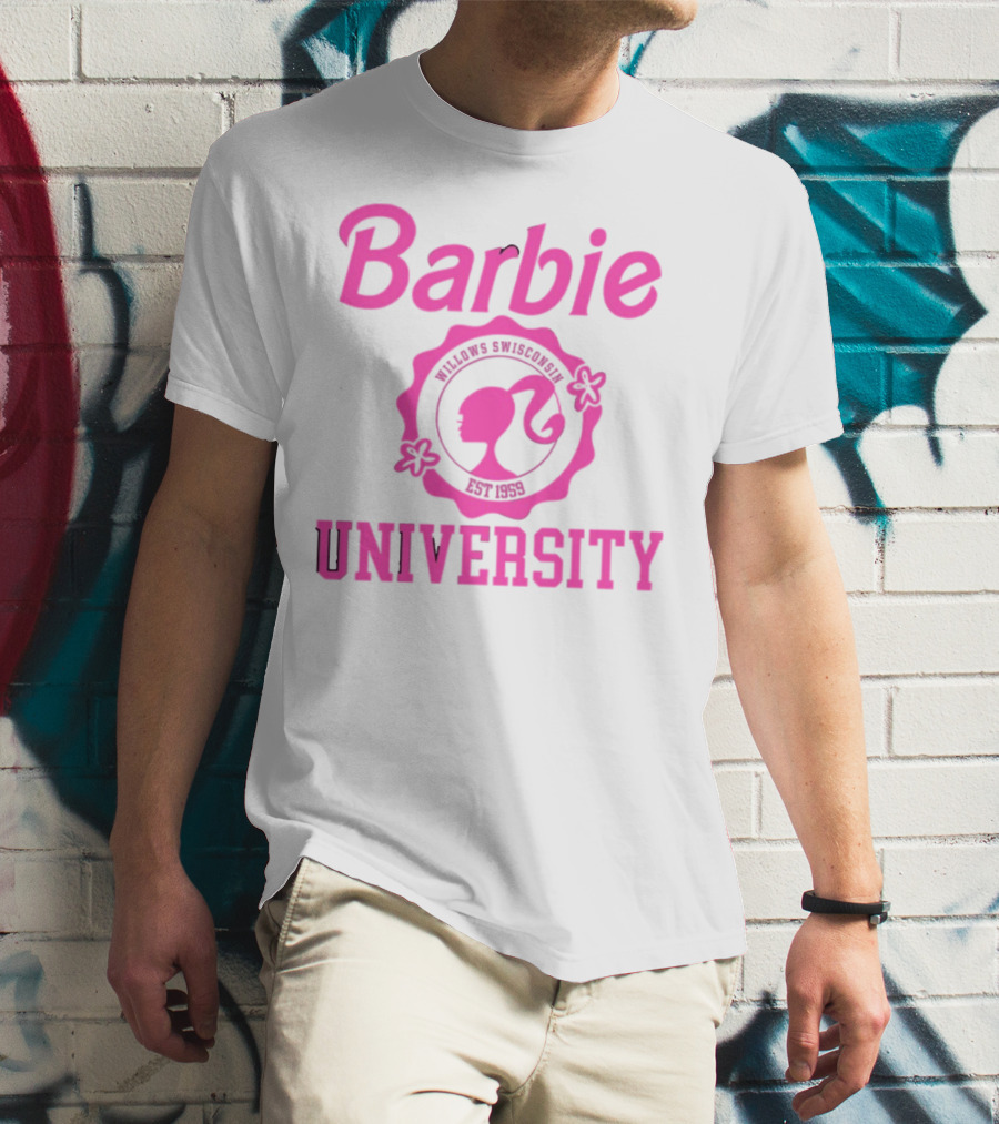 Barbie University Willows Wisconsin Est 1959 T-Shirt