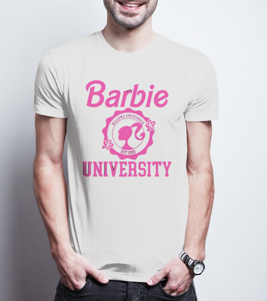 Barbie University Willows Wisconsin Est 1959 T-Shirt