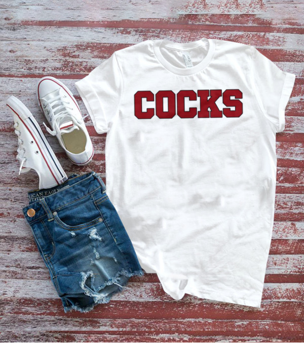 Yungblud Cocks Shirt Text Bold Red Lettering T-Shirt