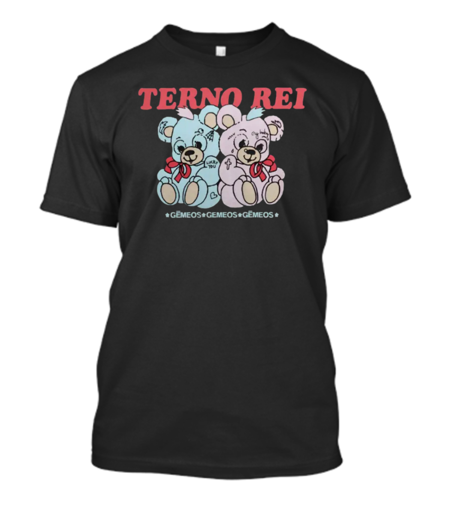 Terno Rei Ursinhos Gêmeos Gêmeos Gêmeos T-Shirt