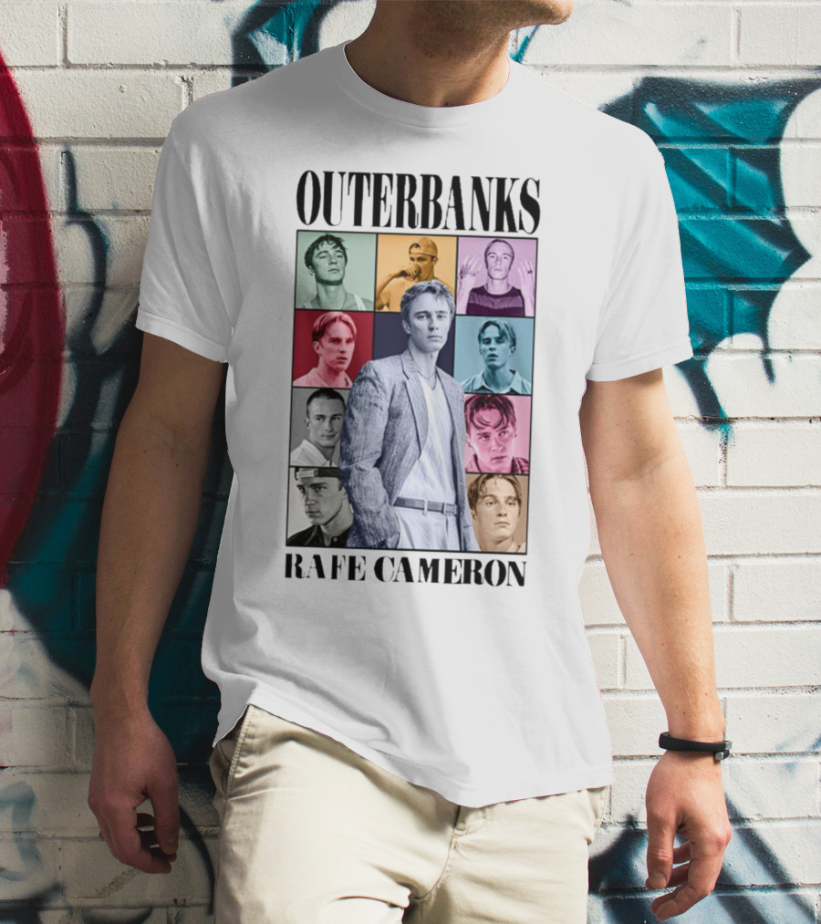 Outerbanks Rafe Cameron Multicolored Collage Collection T-Shirt