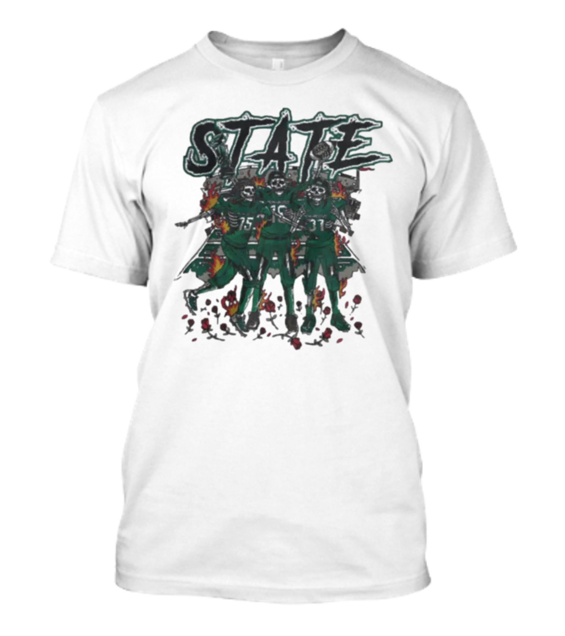 STATE Sana Detroit Michigan T-Shirt