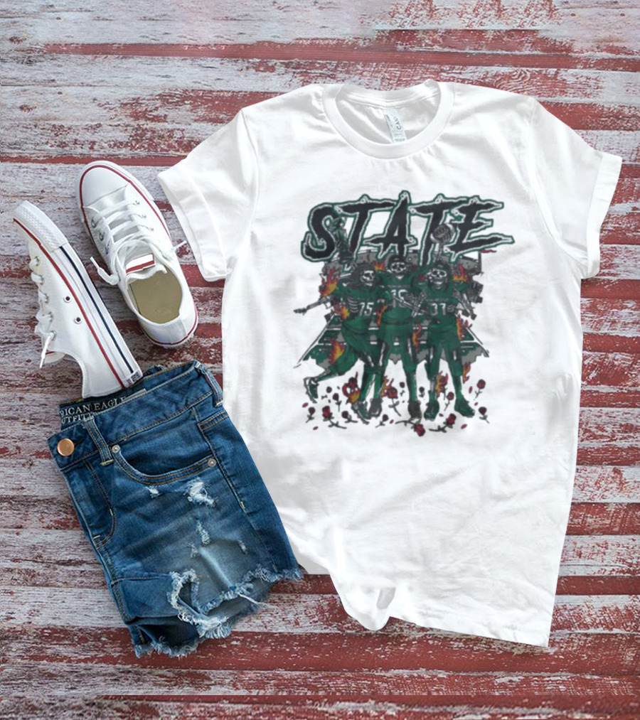 STATE Sana Detroit Michigan T-Shirt