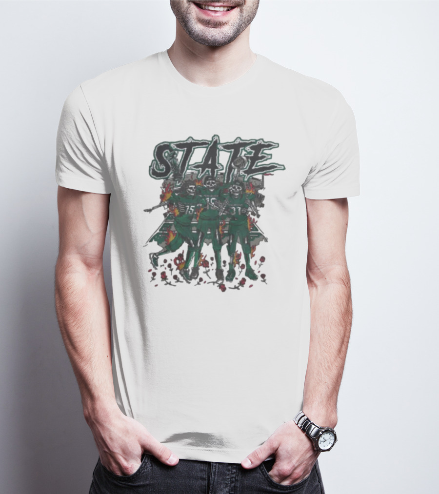 STATE Sana Detroit Michigan T-Shirt
